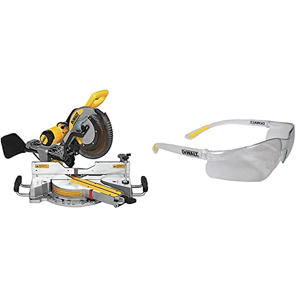 DEWALT 12-Inch Miter Saw, 15-Amp, Single Bevel, Compound (DWS715) 12