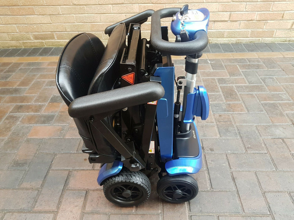 Monarch SOLAX Elf + Automatic Folding Mobile Scooter-Blue