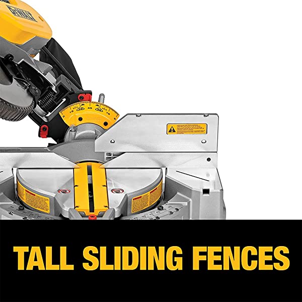 DEWALT 12-Inch Miter Saw, 15-Amp, Single Bevel, Compound (DWS715) 12