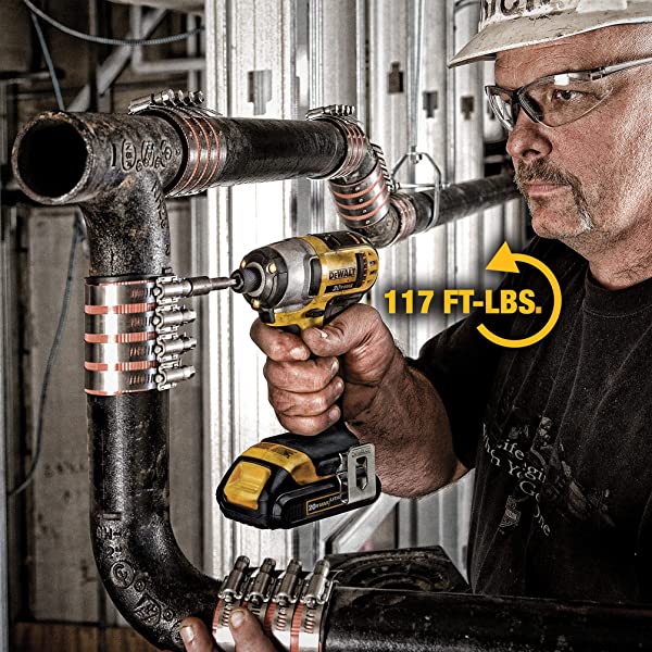 DEWALT 20V Max Cordless Drill Combo Kit, 2-Tool (DCK240C2),Yellow/Black Drill Driver/Impact Combo Kit 20V Combo Kit