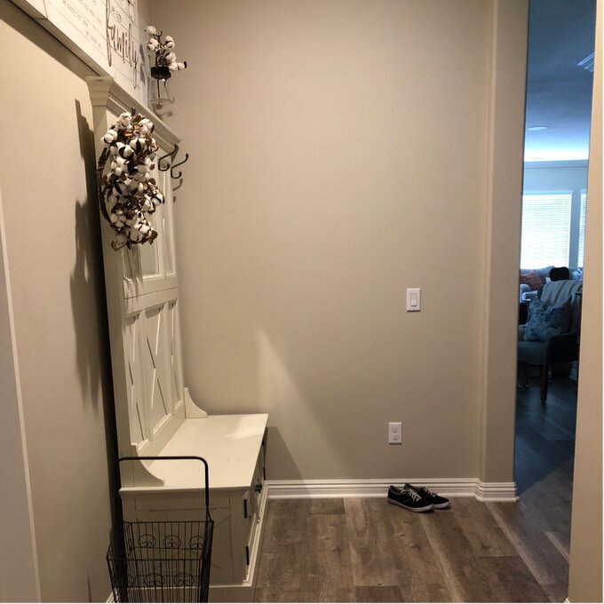 【Furniture】Lana 45'' Wide Mahogany Solid Wood Hall Tree with Bench