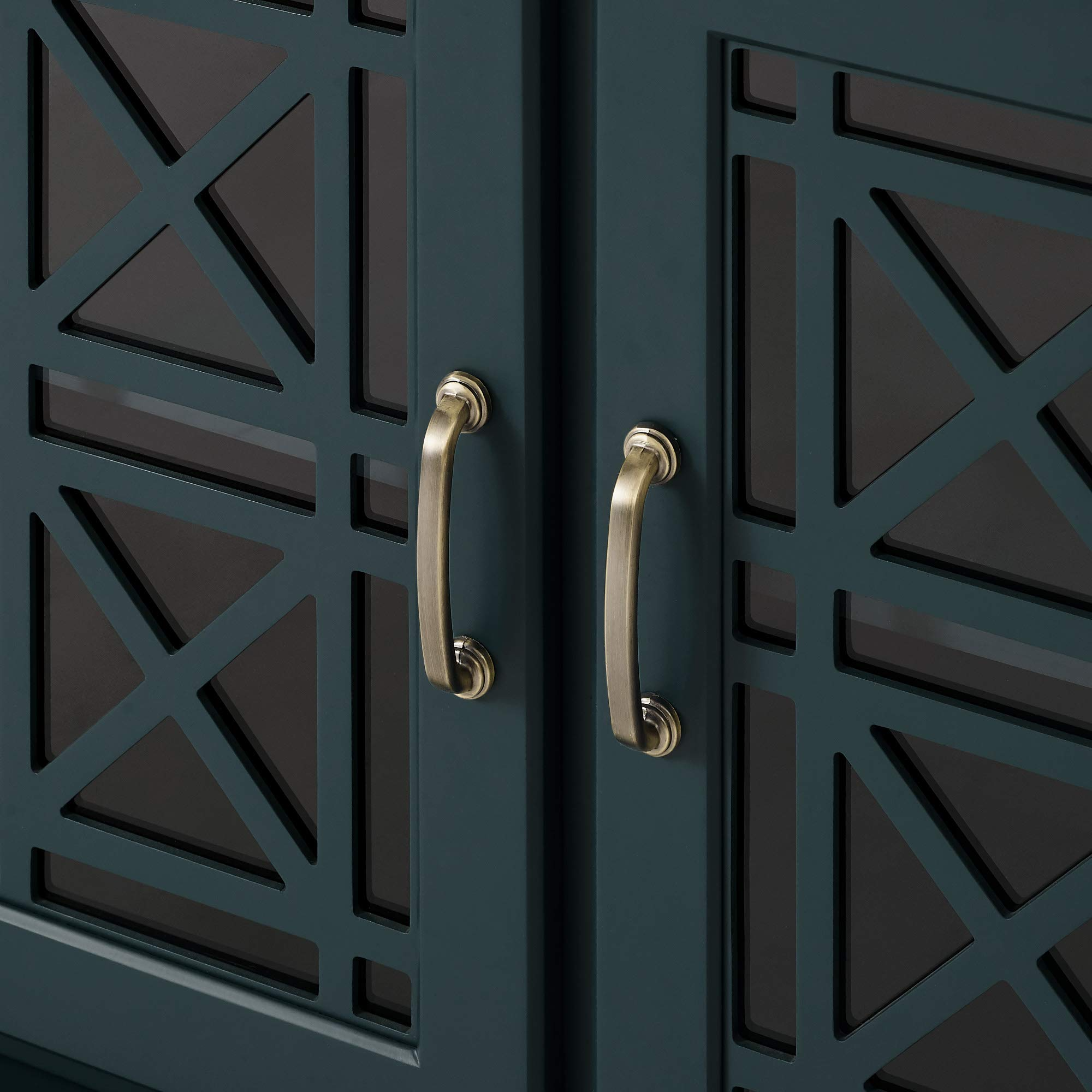 【Furniture】Modern Wood Glass Door Buffet Sideboard Living Room - Dining Room Console