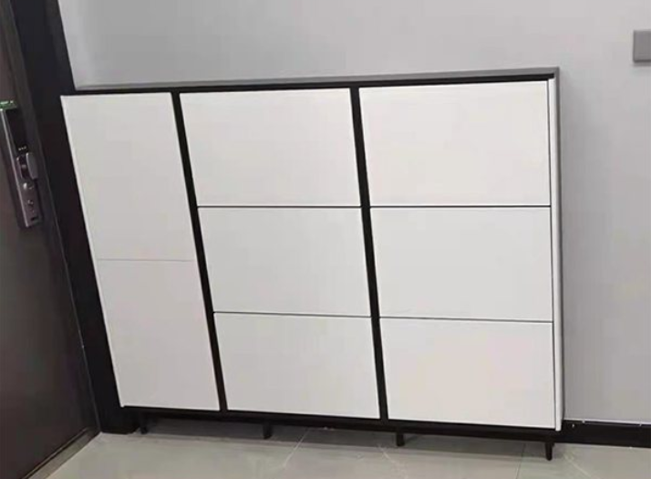 【Furniture】Simple and modern ultra-thin shoe cabinet with large capacity