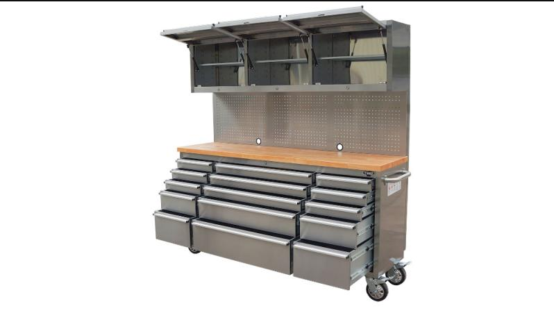 American 72 -inch garage large stainless steel multi -functional tool