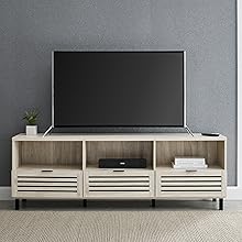 entertainment tv center media console wood tv stand modern walker edison living room tv stand