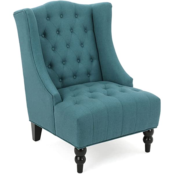 Christopher Knight Home Toddman High-Back Fabric Club Chair, Dark Charcoal