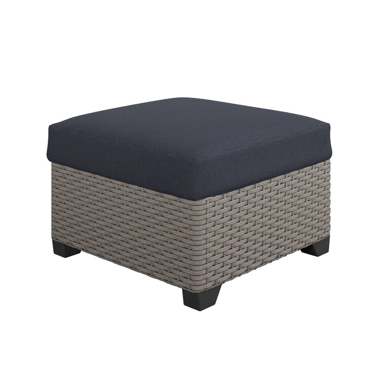 Merlyn High-Density Polyethylene (HDPE) Wicker 5 - Person Seating Group with Cushions