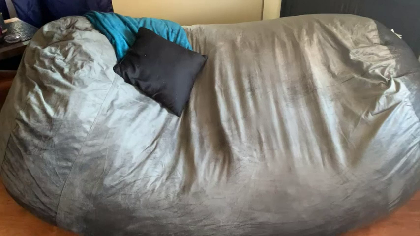 【Furniture】Sofa Sack - Plush Bean Bag Sofas with Super Soft Microsuede Cover - XL Memory Foam Stuffed Lounger Chairs