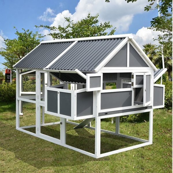 SUPER LARGE OUTDOOR WOODEN CHICKEN COOP/POULTRY CAGE/PET HOUSE