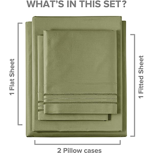 Queen Size Sheet Set - 4 Piece - Hotel Luxury Bed Sheets - Extra Soft - Deep Pockets - Easy Fit - Breathable & Cooling Sheets - Wrinkle Free - Comfy – Dark Grey Bed Sheets - Queens Sheets – 4 PC Queen Grey