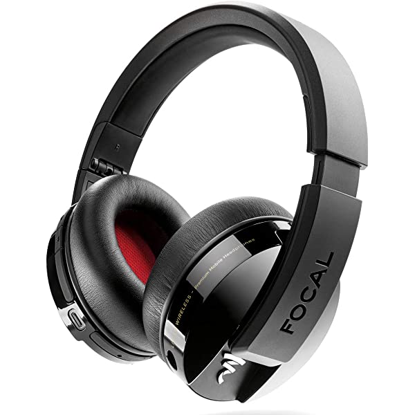 Focal Listen Wireless Over-Ear Headphones with Microphone (Black)