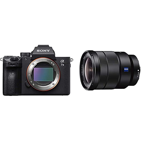 Sony a7 III ILCE7M3/B Full-Frame Mirrorless Interchangeable-Lens Camera with 3-Inch LCD, Body Only,Base Configuration,Black Body Only Base