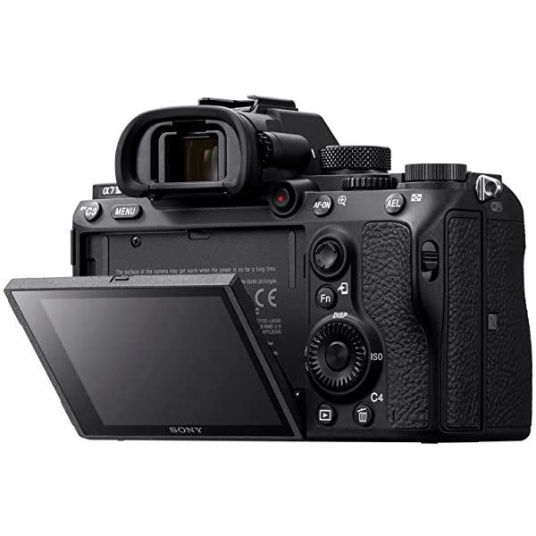Sony a7 III ILCE7M3/B Full-Frame Mirrorless Interchangeable-Lens Camera with 3-Inch LCD, Body Only,Base Configuration,Black Body Only Base