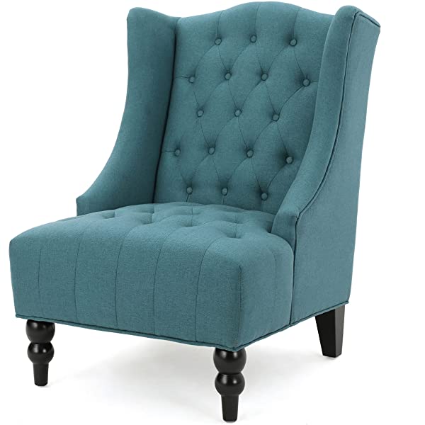 Christopher Knight Home Toddman High-Back Fabric Club Chair, Dark Charcoal