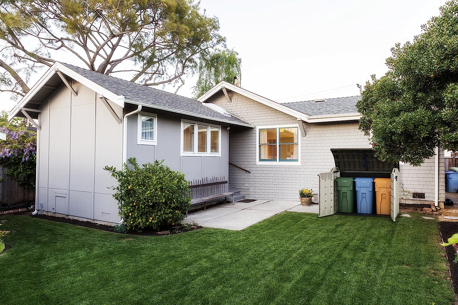 Keter Store It Out Ultra 2000L Bike Shed - Beige/Brown