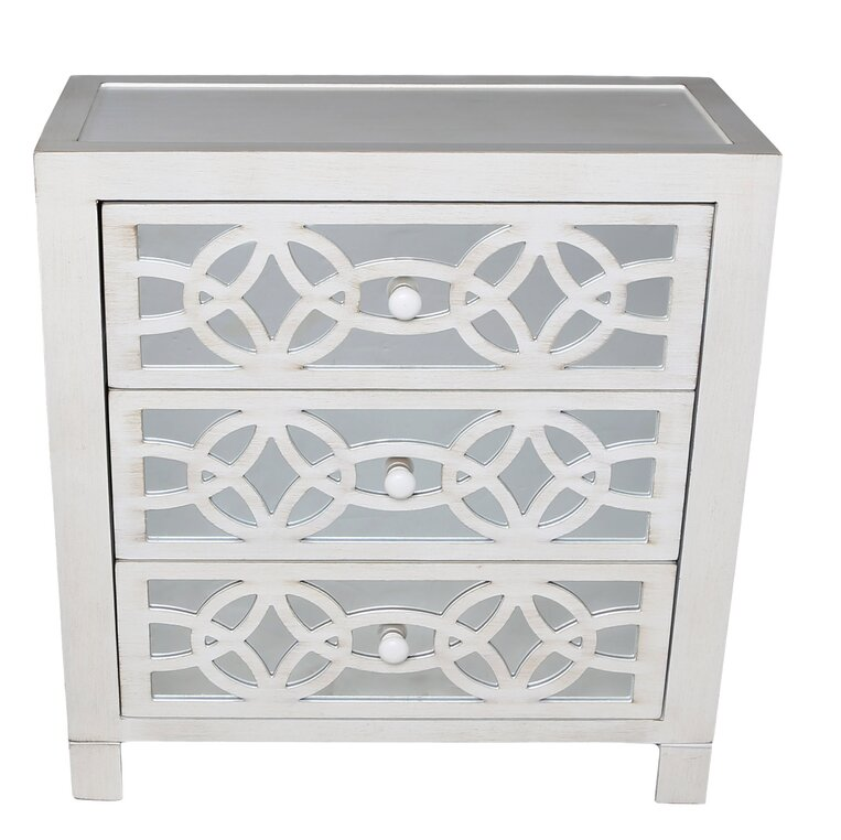 Bester 3 – Drawer Mirrored Accent Chest