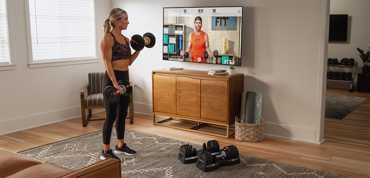 NordicTrack 25 kg Select-a-weight Dumbbell Pair