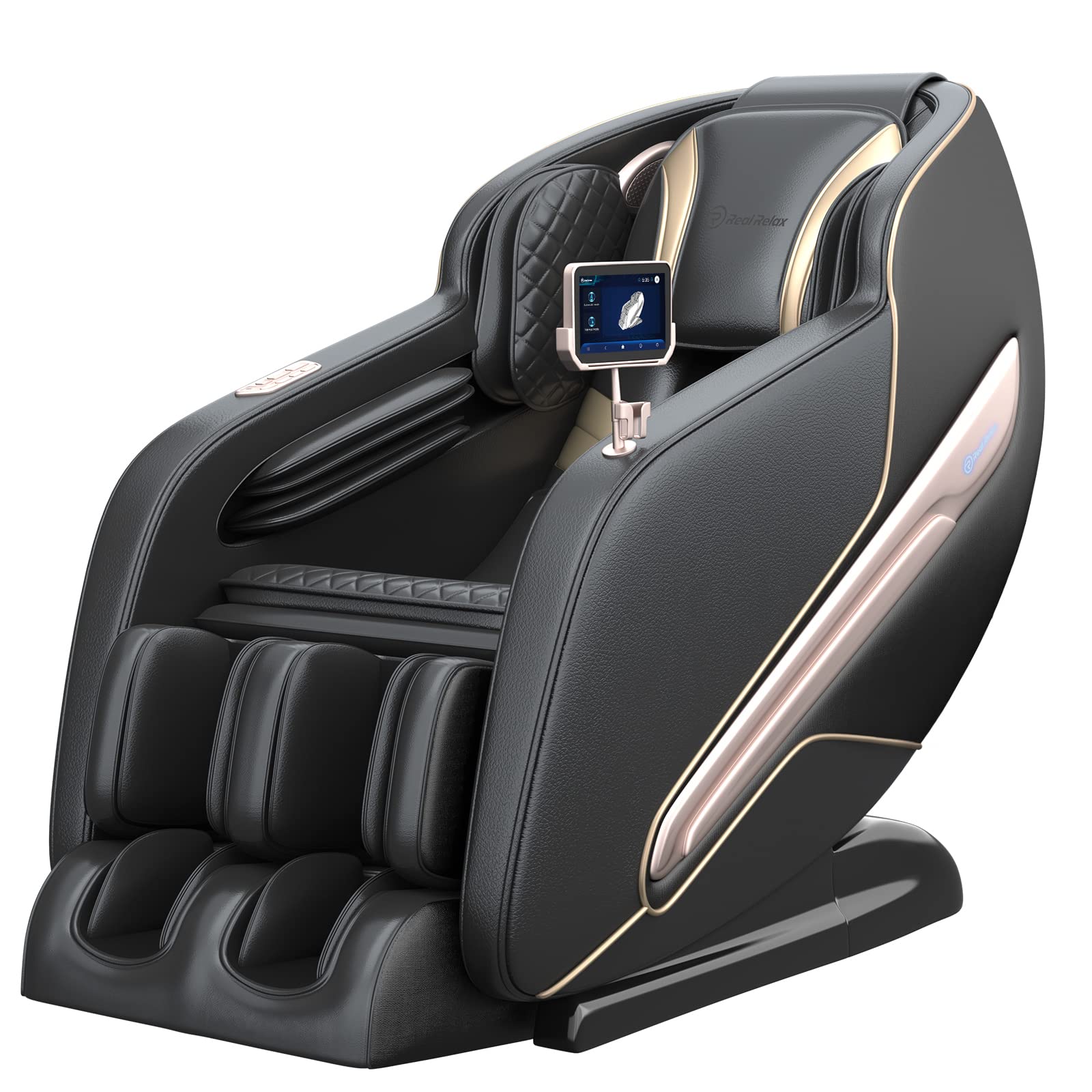 【Furniture】Real Relax Massage Chair, Zero Gravity SL Track Massage Chair, Full Body Shiatsu Massage Recliner