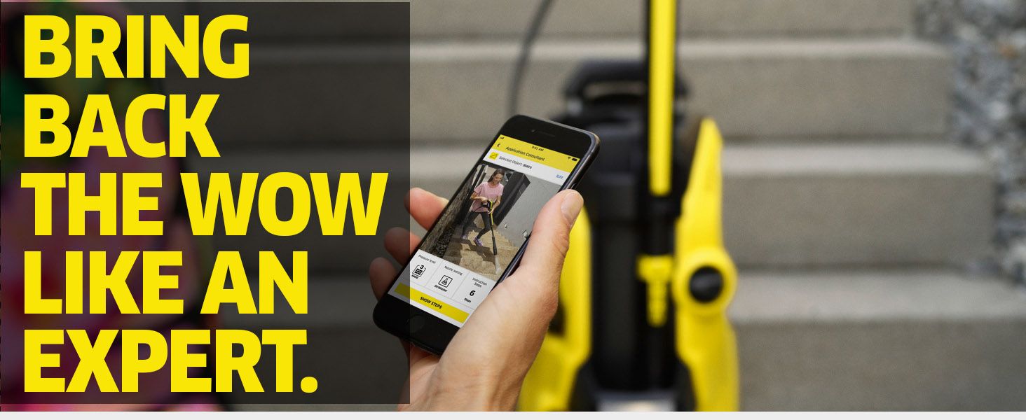 kärcher pressure washer smart home power control jet wash hydroshot