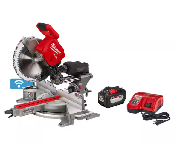 M18 FUEL Lithium-Ion Brushless Cordless 12 in. Dual Bevel Sliding Compound Miter Saw Kit
