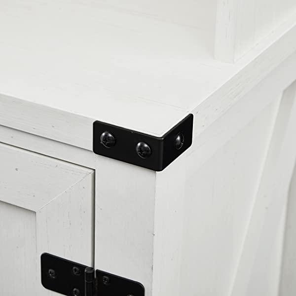 Mahogany Bar Cabinet with Upper Glass Cabinet