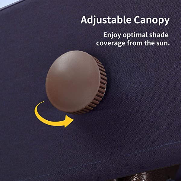 PURPLE LEAF 3-Seat Deluxe Outdoor Patio Porch Swing with Weather Resistant Steel Frame, Adjustable Tilt Canopy, Cushions and Pillow Included, Beige 74.4