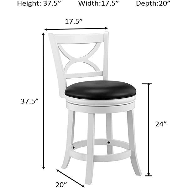 Ball & Cast Barstool, 29-Inch,2-Pack, Cappuccino Jayden Cappuccino 29-Inch,2-Pack