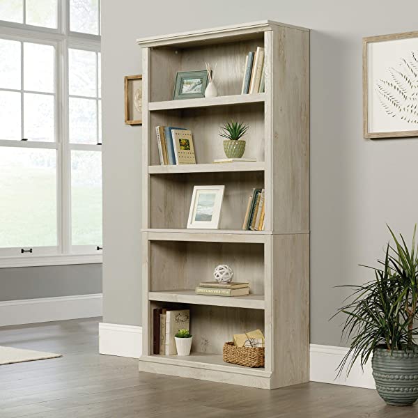 Sauder Select Collection 5-Shelf Bookcase, Washington Cherry finish Washington Cherry Finish Bookcase