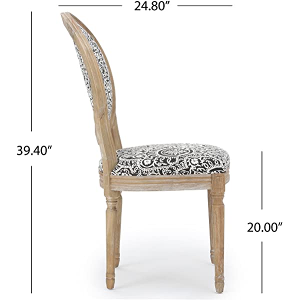 Christopher Knight Home Phinnaeus Beige Fabric Dining Chair (Set of 2), 2-Pcs Set Beige 2-Pcs Set