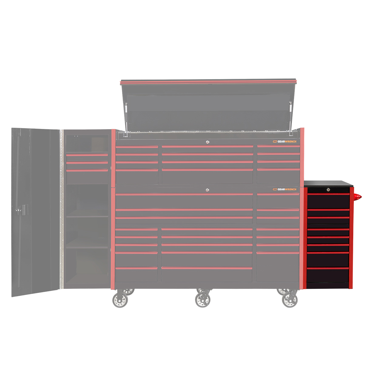 used toolboxGEARWRENCH GW Series 19 8 Drawers Professional Side Box