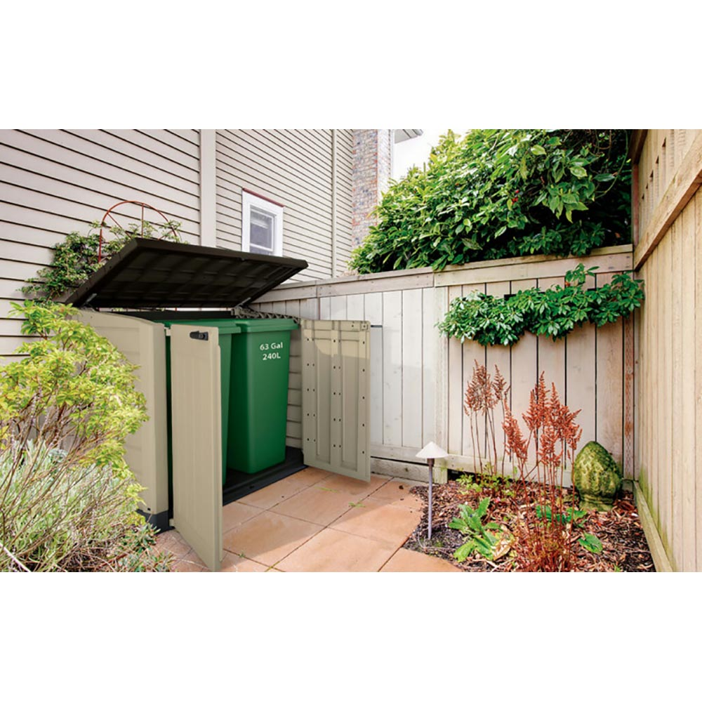 Keter Store It Out Max 1200L Outdoor Garden & Wheelie Bin Storage Shed