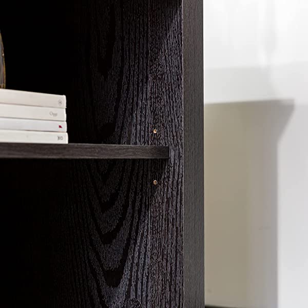 Walker Edison Wren Classic 4 Cubby TV Stand for TVs up to 65 Inches, 58 Inch, Black Black 58 InchTV Stand