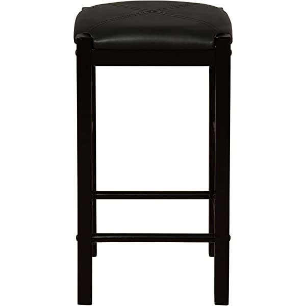 Linon Black 3 Piece Faux Marble Tavern Set