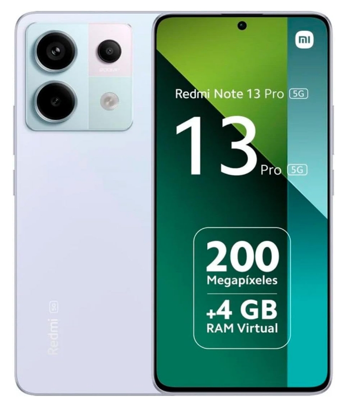 Xiaomi Redmi Note 13 Pro 5G Smartphone 8+256GB, Aurora Purple (UK Version + 2 Years Warranty)