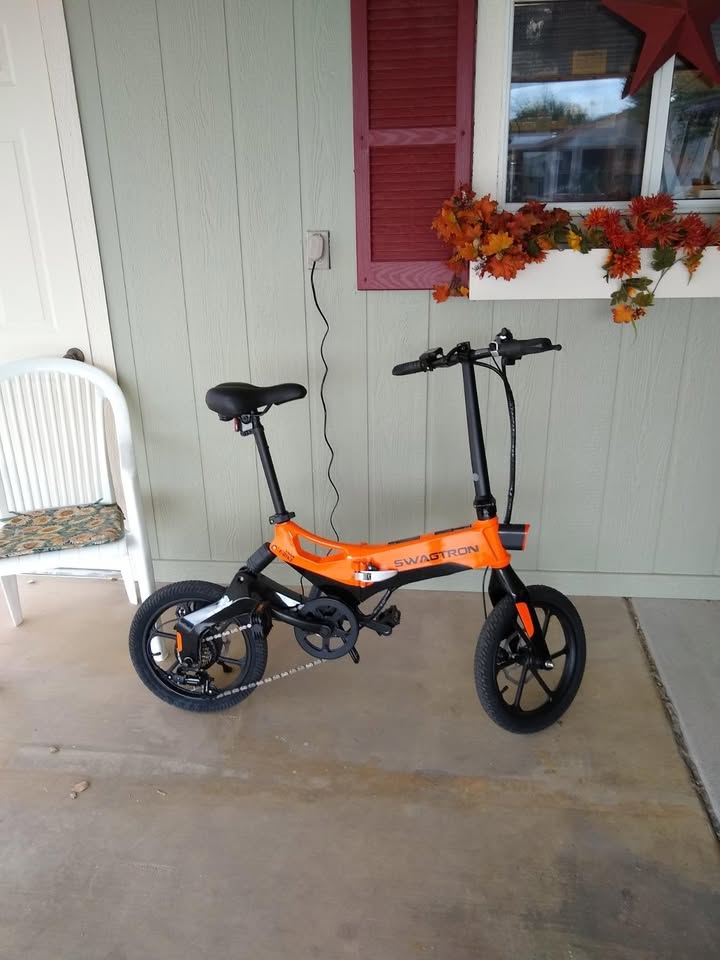 Swagcycle EB-7 Elite Plus Folding Electric Bike withRemovable Battery