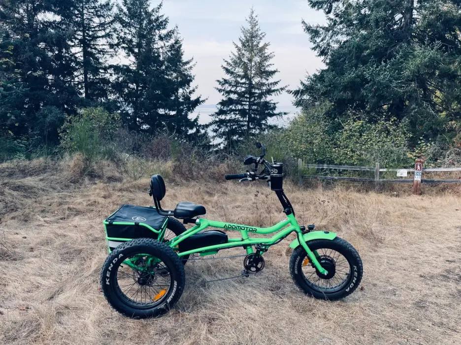 Addmotor Motan Electric Trike Adults, 85 MI, 20x4 Fat Tire 3 Wheel Electric Bicycle