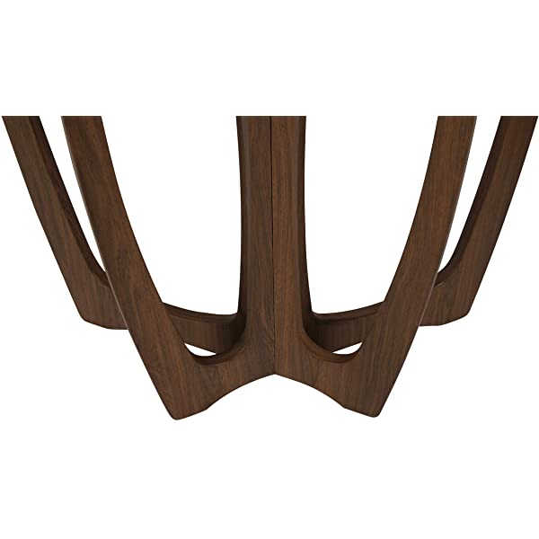 FINECASA Wooden Console Table, Half-Moon Entryway Table, Semicircle Narrow Side Table, Sofa Table for Living Room and Corridor, Foyer Table, Half Round Hallway Table, 43.4x17x30 Inches, Natural Natural Console Table