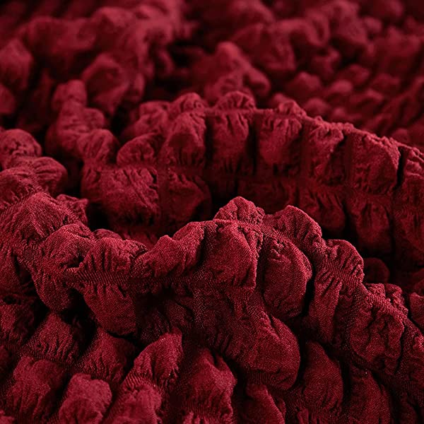 skyfiree Couch Cover Gray Sofa Slipcover Universal High Stretch Couch Cover 1 Piece Soft Sofa Cover for 3 Cushion Couch Elastic Durable Furniture Protector with Skirt 3 Seater Grey