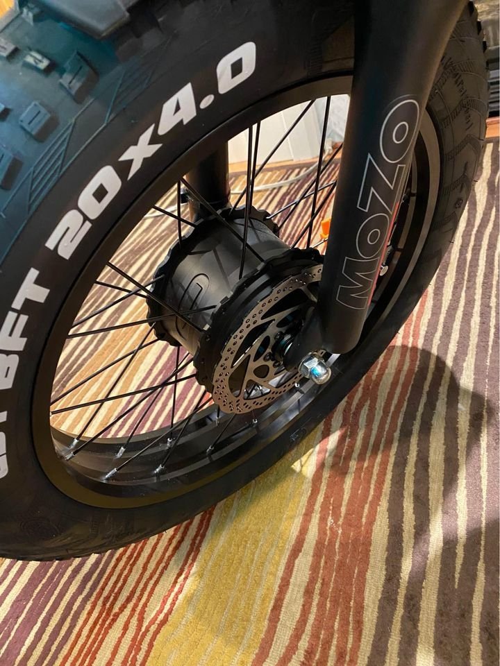 POWERFUL ELECTRIC BIKE WITH DOUBLE MOTOR FRONT AND REAR TIRES DOUBLE 22AH BATTERY FATTIRE ELECTRIC