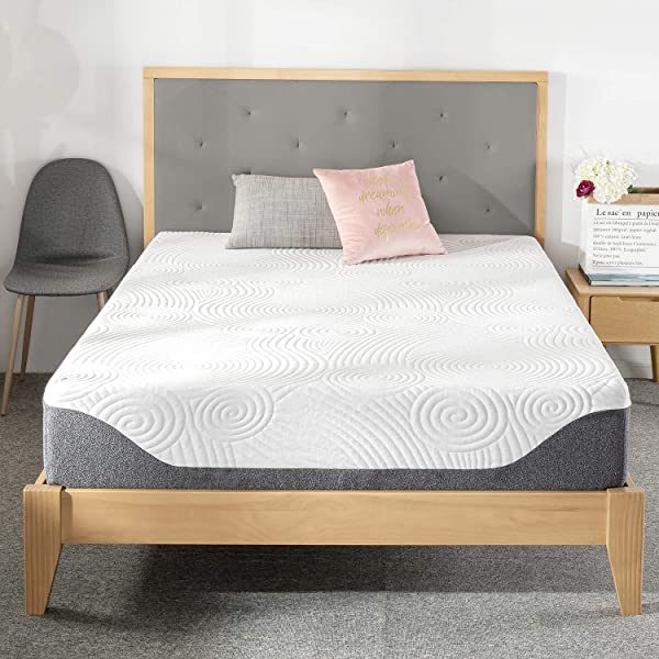 Best Price Mattress 10 Inch Memory Foam Mattress, Calming Green Tea Infusion, Pressure Relieving, Bed-in-a-Box, CertiPUR-US Certified, Full Full 10