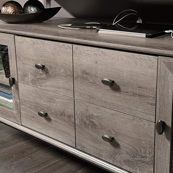 Sauder Canal Street Entertainment Credenza, For TV's up to 60