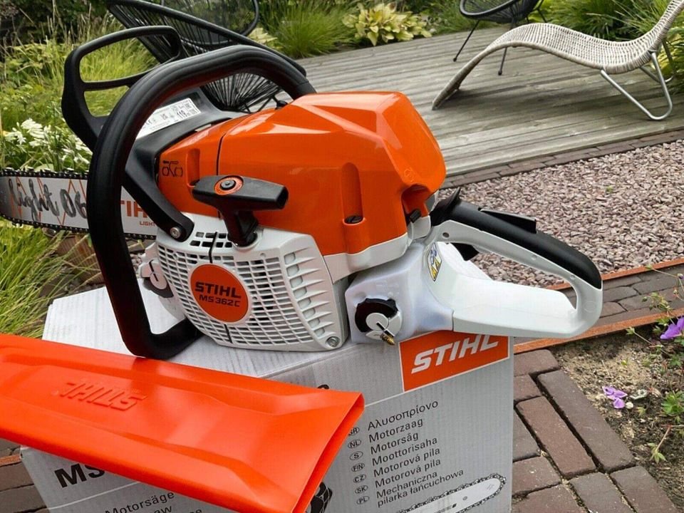 Stihl MS 362 C M-Tronic getuned mit Egan Straight Shot Performance Muffler!