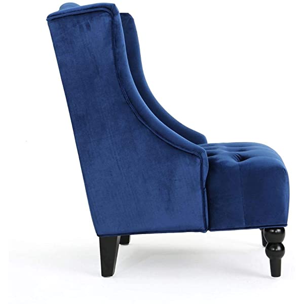 Christopher Knight Home Toddman High-Back Fabric Club Chair, Dark Charcoal