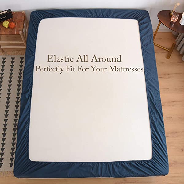 LBRO2M Bed Sheet Set Queen Size 16 Inches Deep Pocket 1800 Thread Count 100% Microfiber Sheet,Bedding Super Soft Comfortable, Cool Warm,4 Piece（Dark Grey） Dark Grey Queen