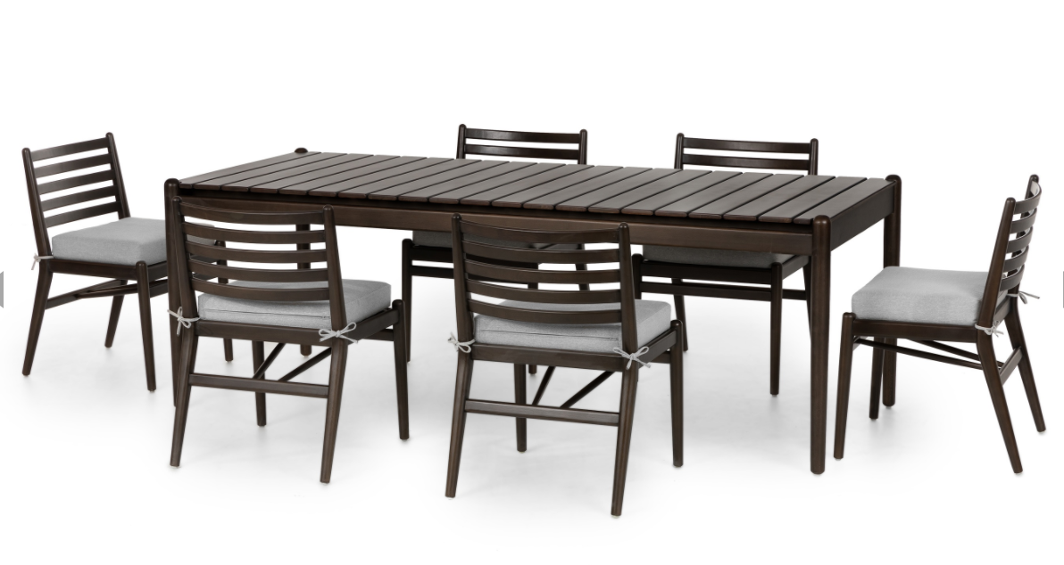 Lagora Washed Oak Dining Set