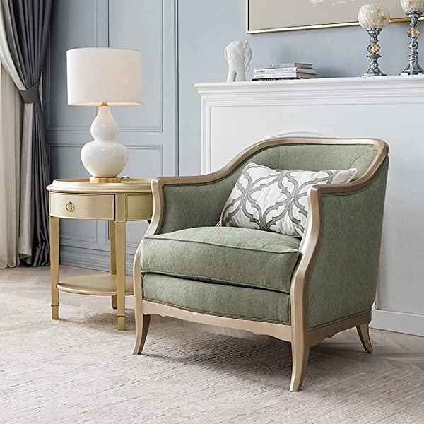 Park Simple Style Living Room Sofa, Cloth Art Sofa Combination of Three Single Simple Small Family Living Room can be dismantled and Washed