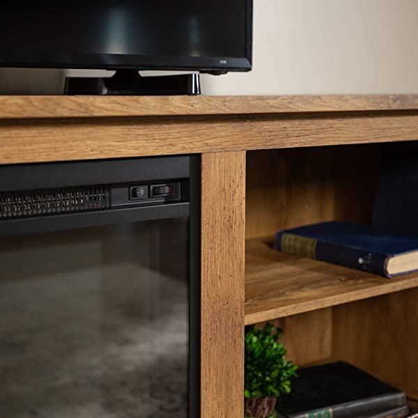 Walker Edison Wren Classic 4 Cubby TV Stand for TVs up to 65 Inches, 58 Inch, Black Black 58 InchTV Stand