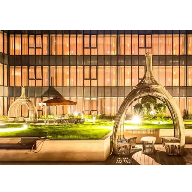 【Home&Garden】Outdoor patio balcony rattan leisure gazebo chair