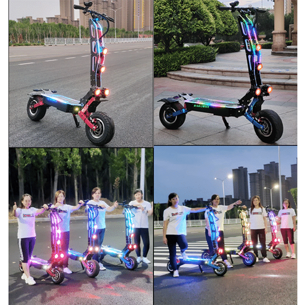 ELECTRIC SCOOTER ADULT FOLDABLE OFF-ROAD ELECTRIC SCOOTER 5600W DUAL MOTOR 85KMH FAST SCOOTER