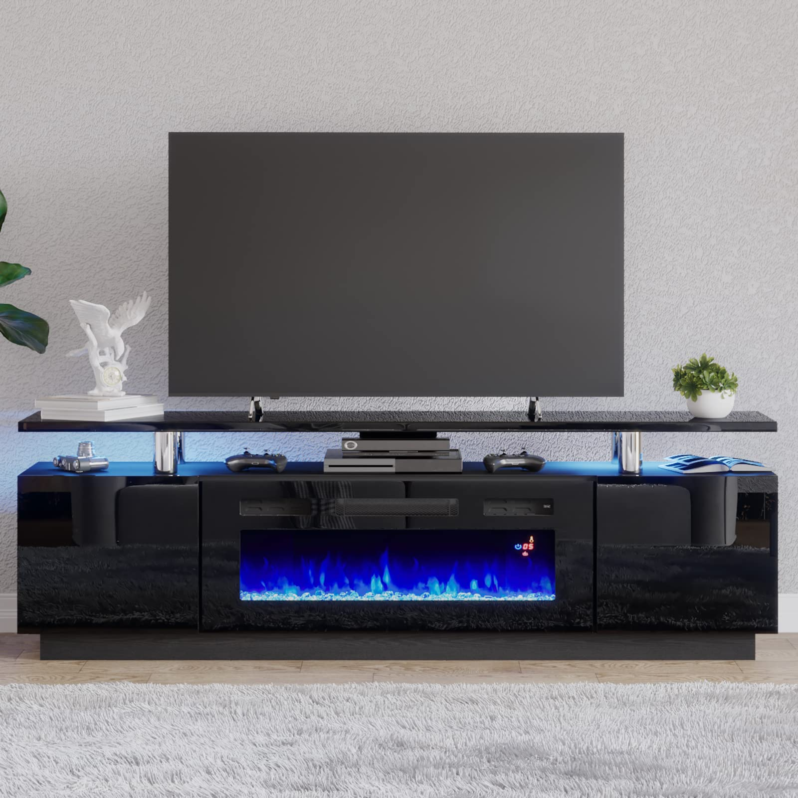 【Furniture】Fireplace TV Stand with 36
